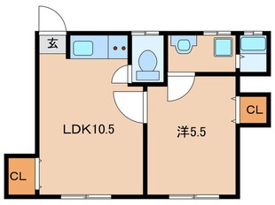 GRAN一ノ谷の物件間取画像